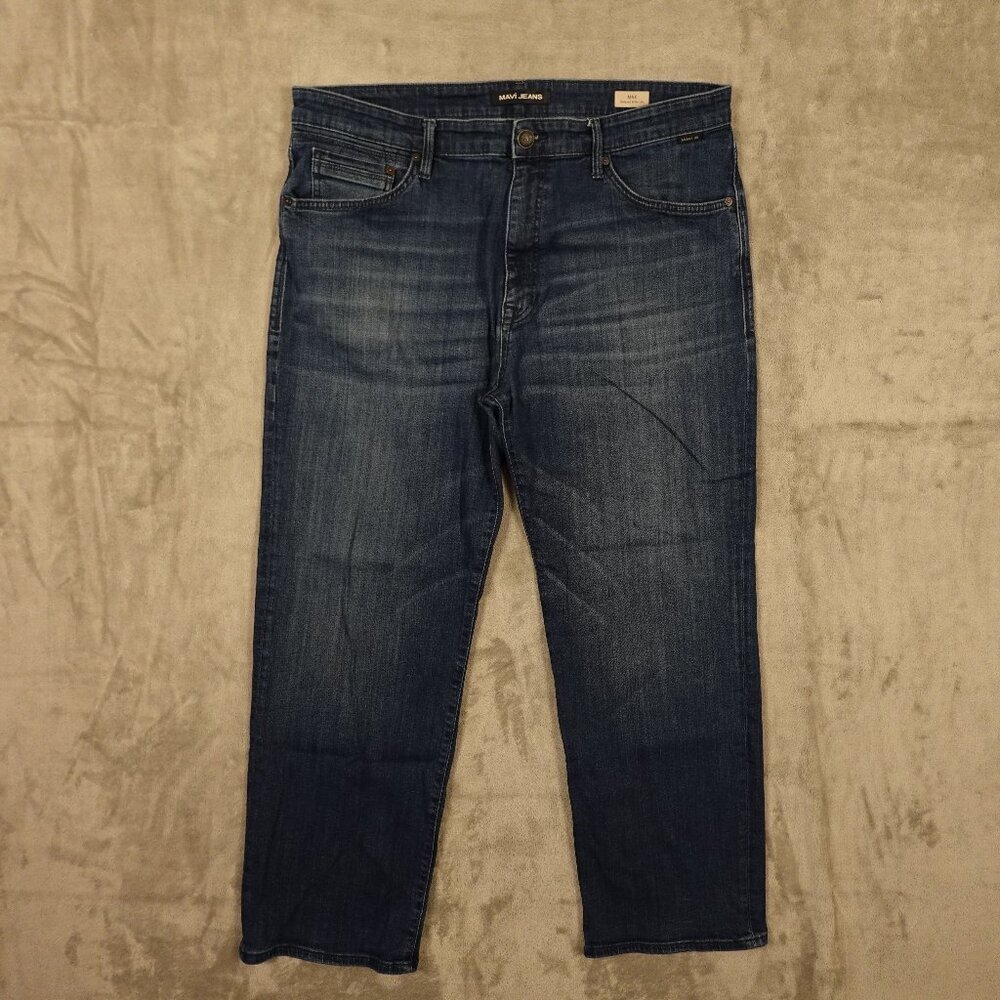Mavi jeans Max‎ relaxed wide leg men's 36x30 blue denim